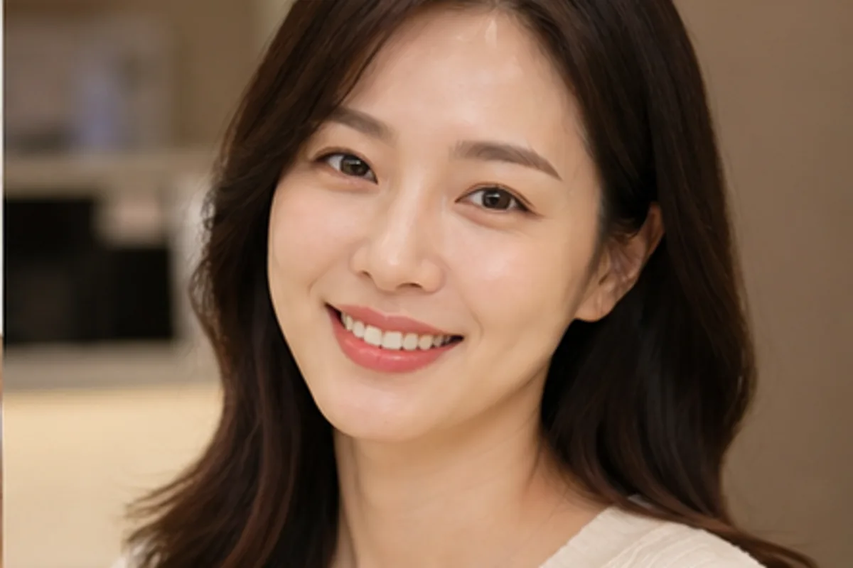 자연스러운 피부 상태의 모습